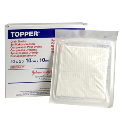 Topper Sterile Split Drain Swabs 5cm x 5cm (5 piece per individual pack) - Anjelstore 