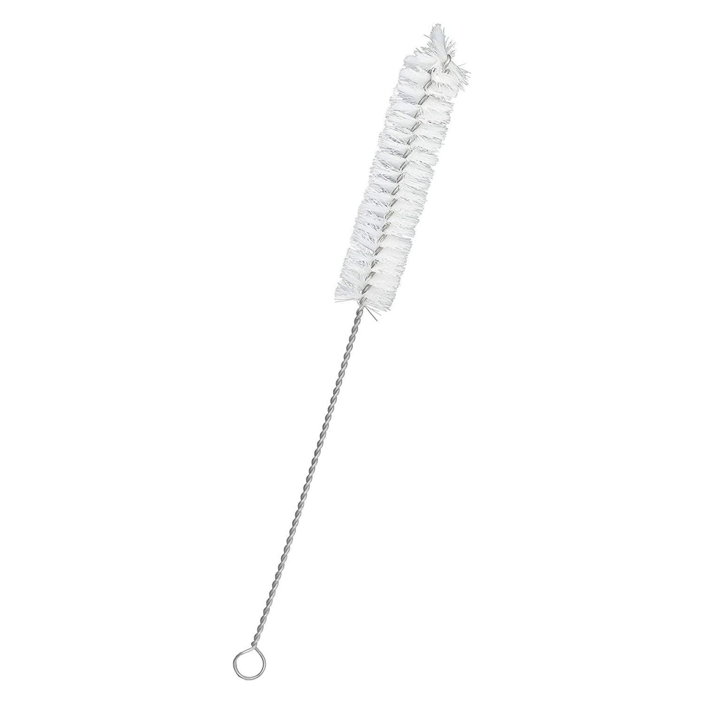 Tube Feeding Set Cleaning Brush with Fan-Shaped Ends, 9" - Twisted Stainless Steel Wire Handle - Anjelstore 