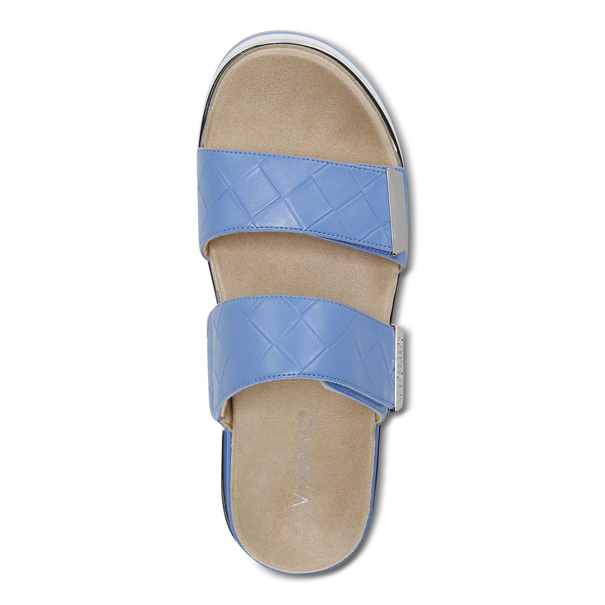 Vionic Brandie Adjustable Stylish Orthotic Support Slides - Anjelstore 