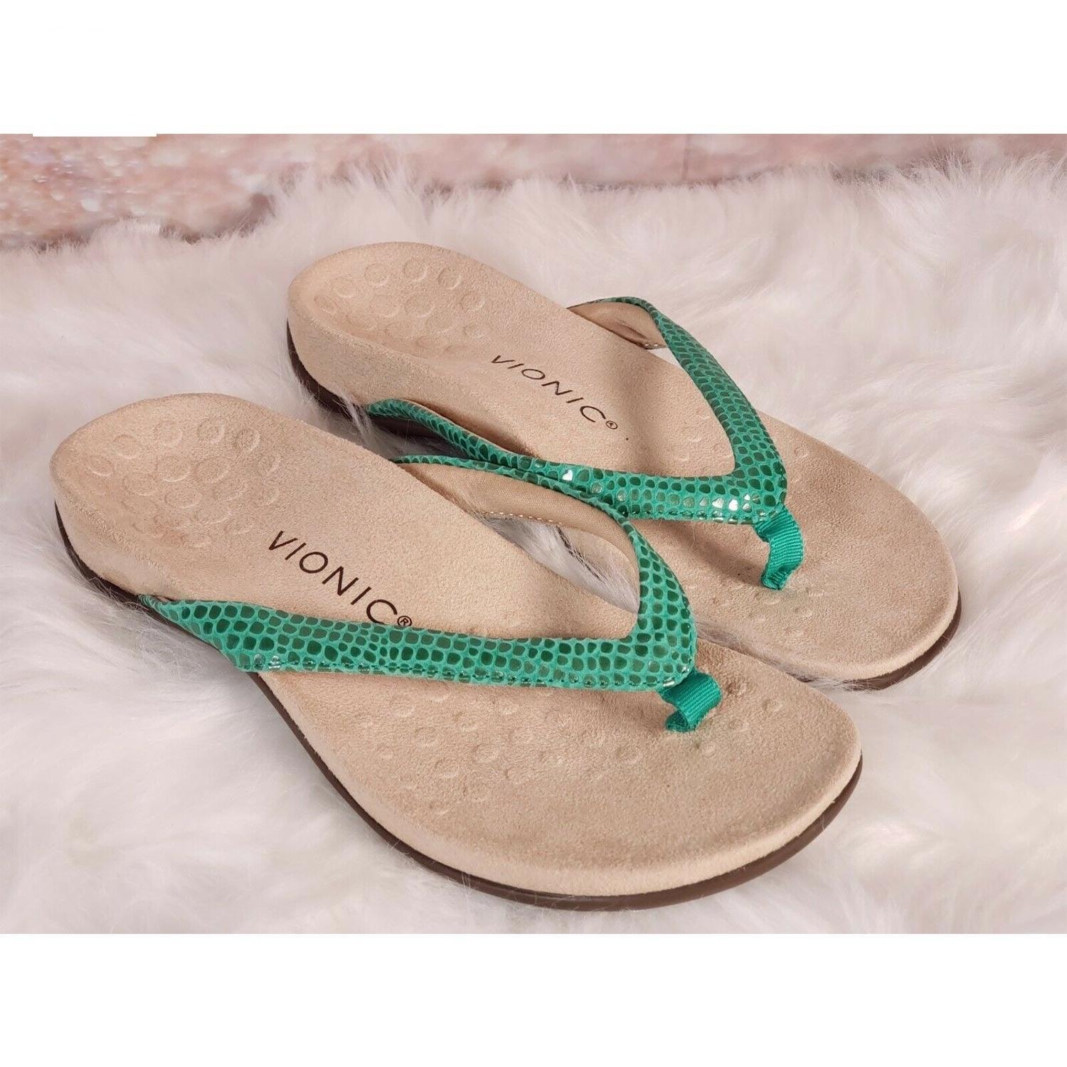 Vionic Dillon orthotic flip flops - Anjelstore 