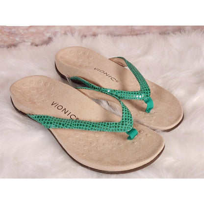 Vionic Dillon orthotic flip flops - Anjelstore 