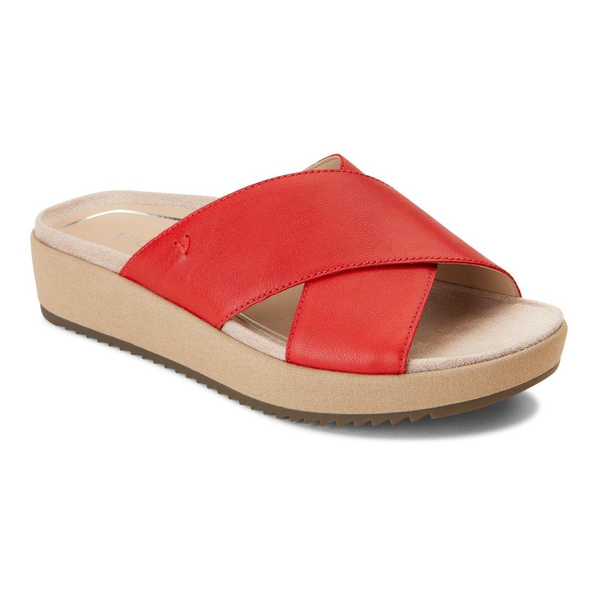 Vionic Hayden Platform Slides (Wider Fitting) - Anjelstore 