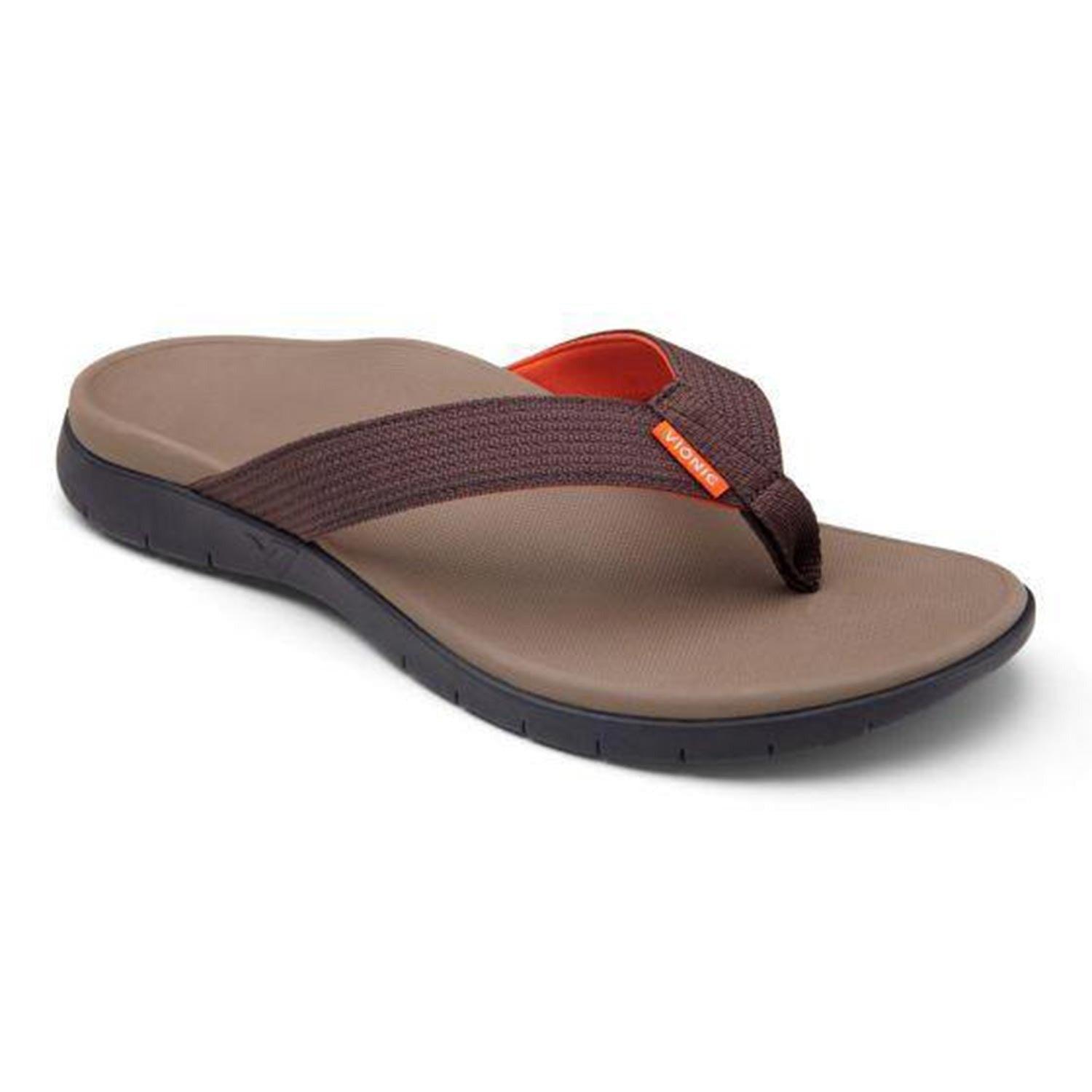 Vionic Islander Orthotic Mens Flip Flop (Toe Post) - Anjelstore 