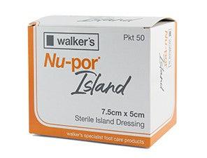 Walkers Nu-por Island Flexible Dressing 7.5cm x 5cm. Box 50 - Anjelstore 