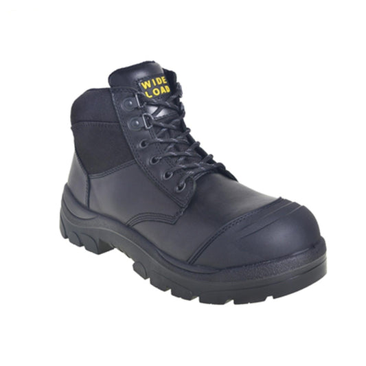 Wide Load 6 Inch Steel Cap Safety Boots - Anjelstore 